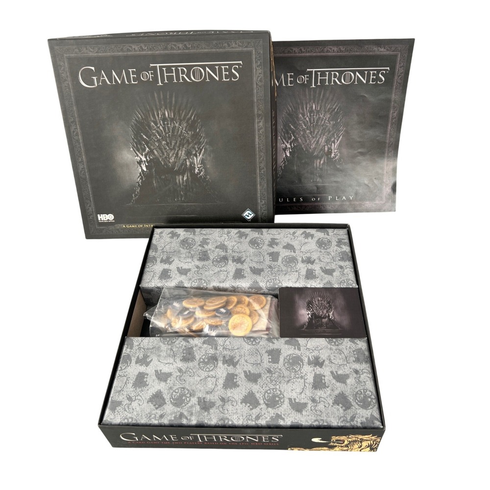 Game of Thrones Card Game HBO Edition Fantasy Flight Games HB001 Stark Lannister